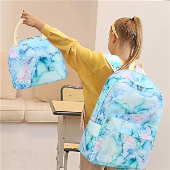 Backpack for Girls School Bag Kids Bookbag Teen Backpack Set Daypack - Picture 2 of 7